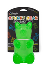 Spunky Pup Gummy Bear Squeak Dog Toy - Assorted Colours