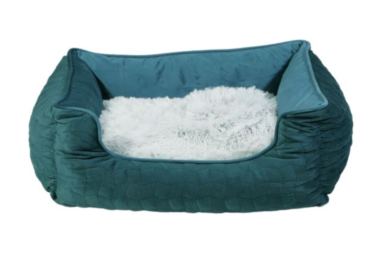 Bud'Z Cuddler Cosmos Dog & Cat Bed - Opal Green