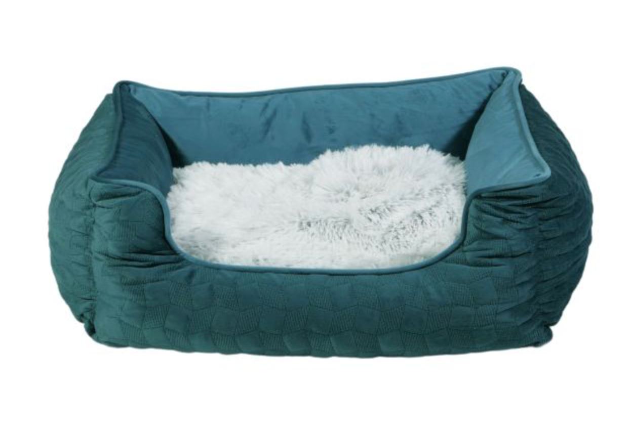 Bud'Z Cuddler Cosmos Dog Bed - Opal Green