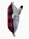 FouFouBrands Heritage Fuzzy Hedgehog Tough Dog Toy