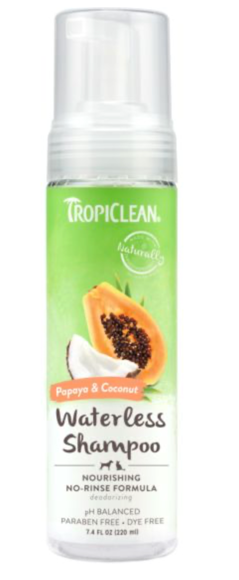 TropiClean Papaya Waterless Shampoo