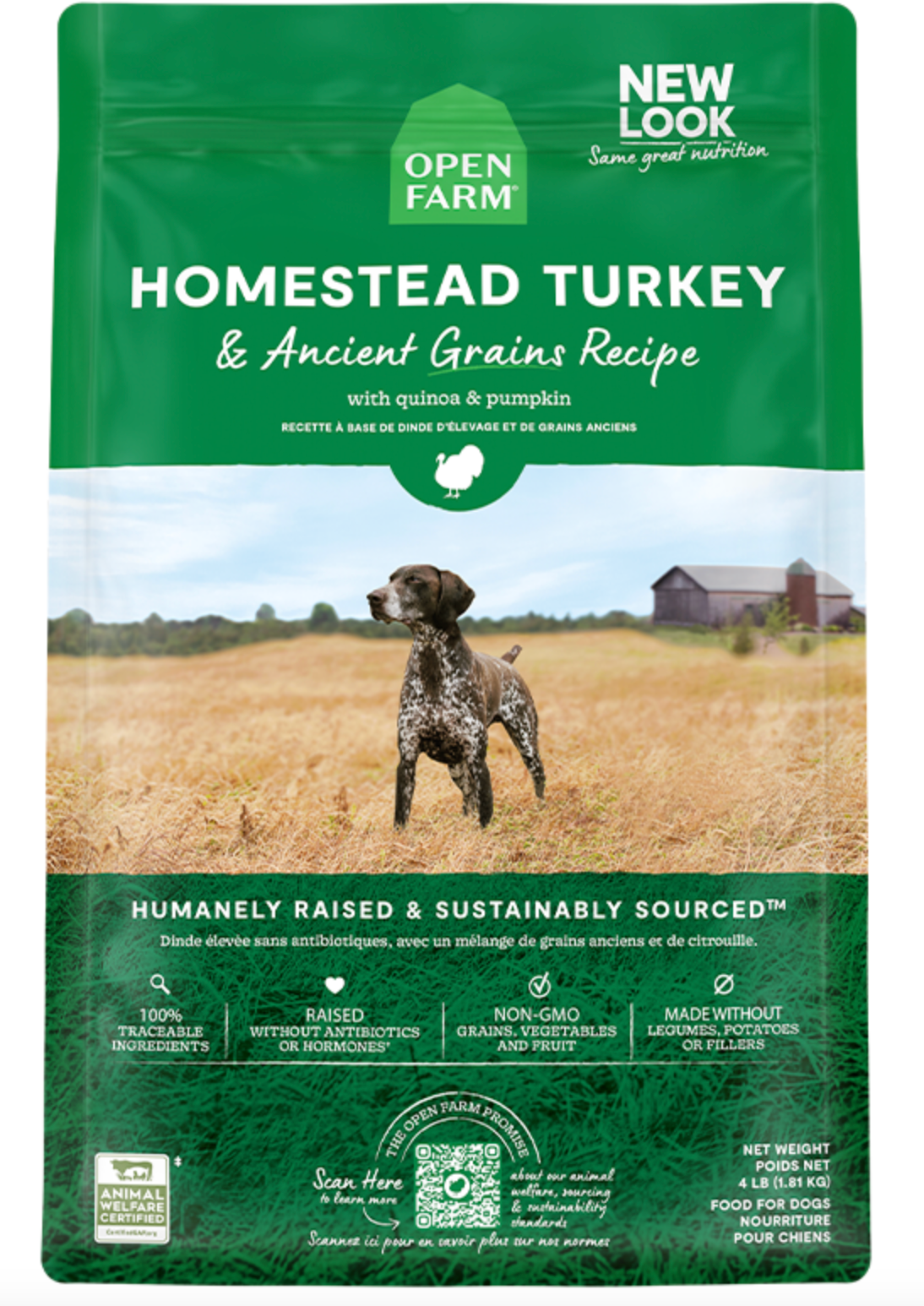 Open Farm Homestead Turkey & Ancient Grains Dog Food