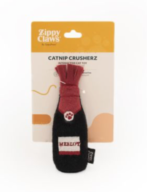 ZippyClaws Catnip Crushers - Merlot Cat Toy