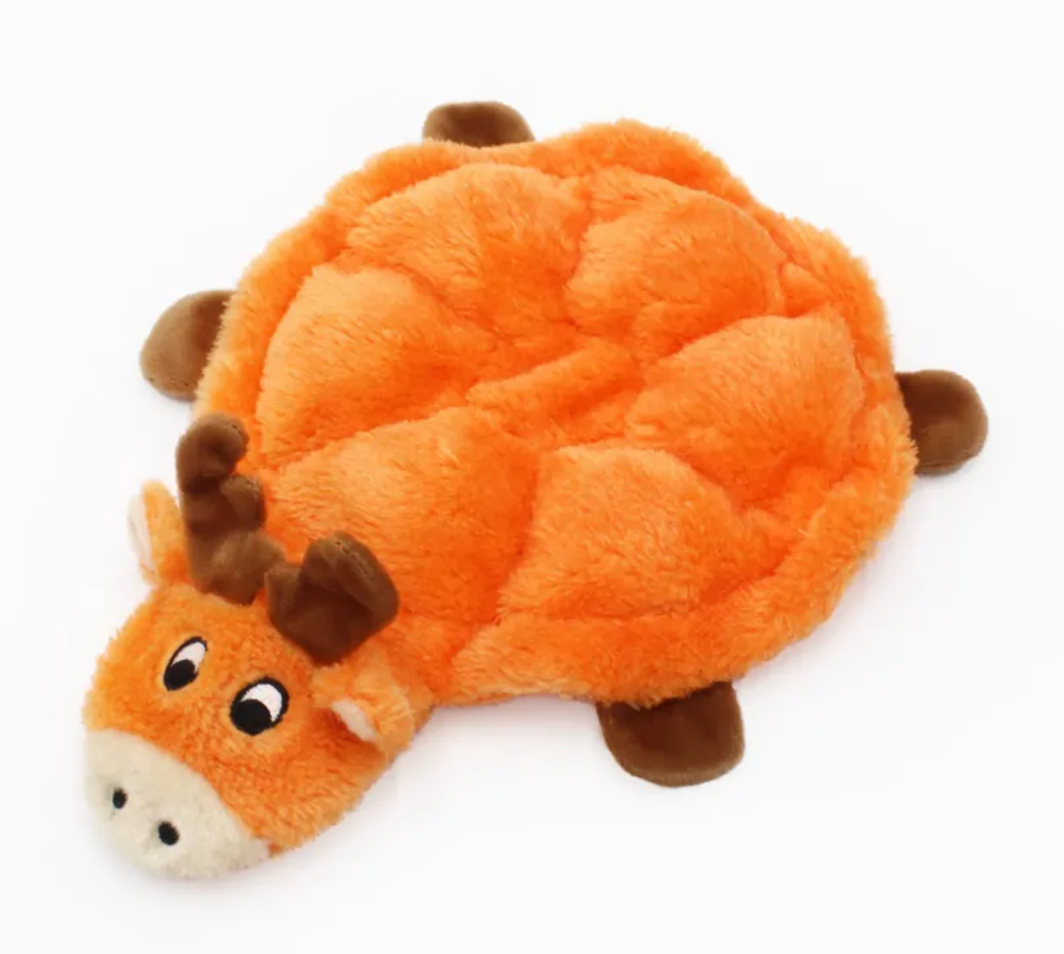 Zippy Paws Squeakie Crawler - Moody the Moose Dog Toy