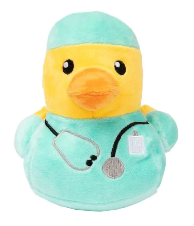 FuzzYard Waddle Squad-dle - Ducktor Dog Toy