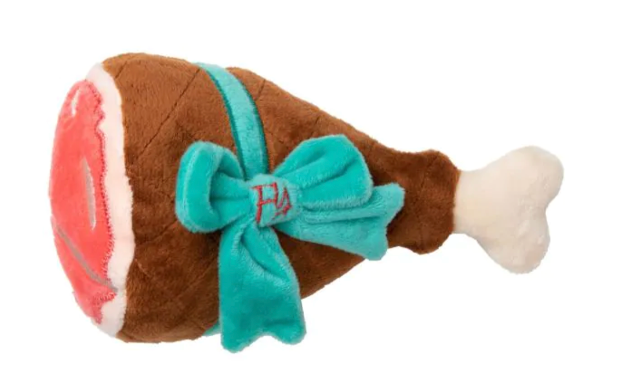 FuzzYard Humble Holiday Ham Dog Toy