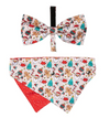 FuzzYard Bandana &amp; Bowtie 2 Pk - Tinsel Time