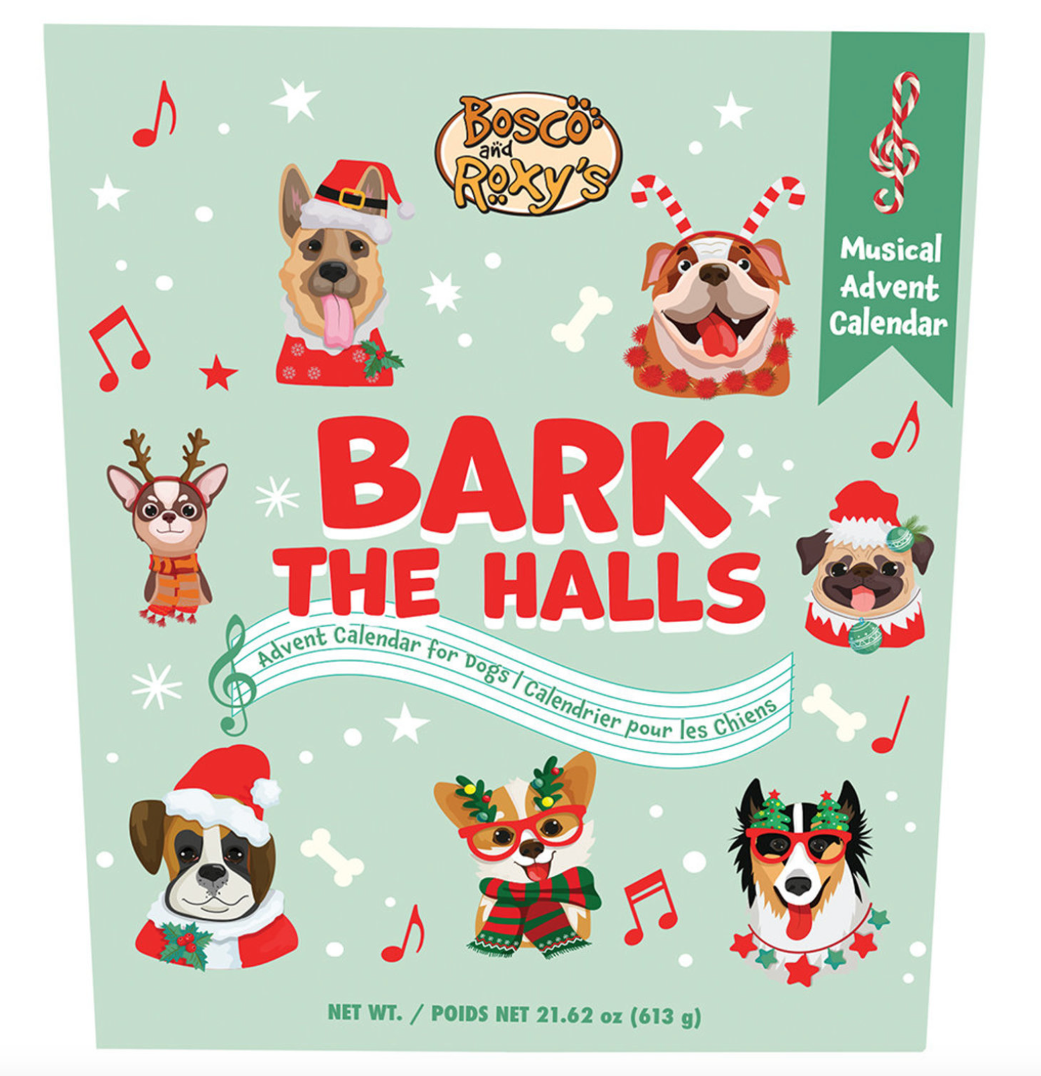 Bosco and Roxy's "Bark The Halls" Musical Advent Calendar