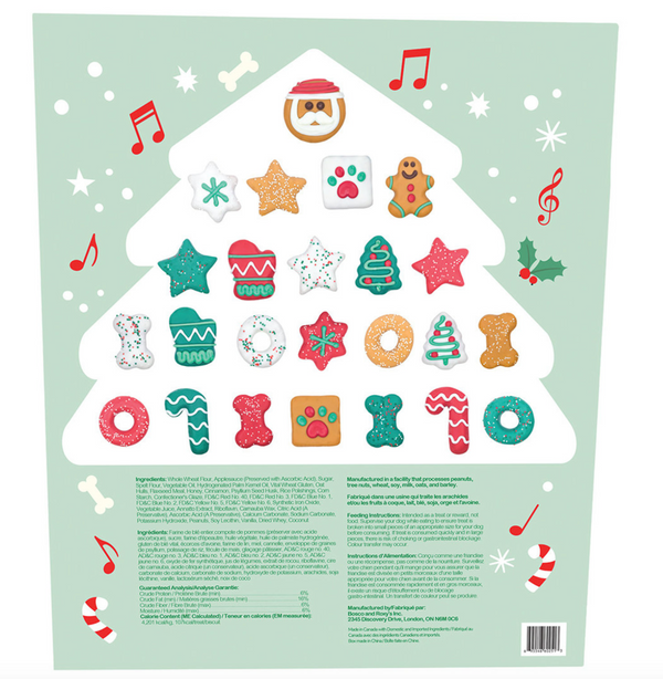 Bosco and Roxy's "Bark The Halls" Musical Advent Calendar Wooftown.ca