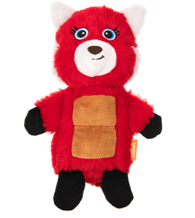 Growl Belly Boomers - Riley the Red Panda Dog Toy