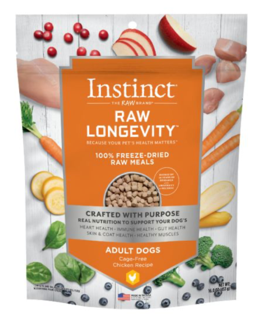 Instinct Longevity - Chicken Freeze Dried Raw Meals Adult Dog Food