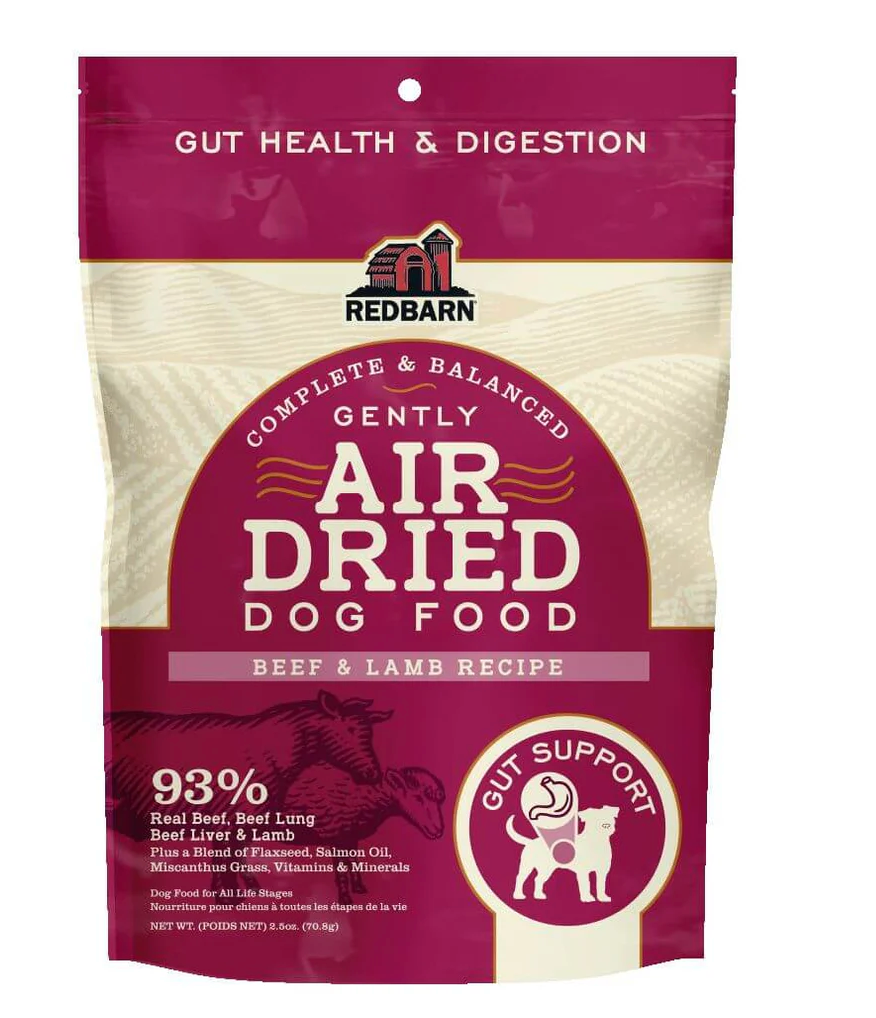 Redbarn Gut Health and Digestion Beef & Lamb Air Dried GF Dog Food