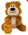 Guru Loveys Bear Plush Dog Toy