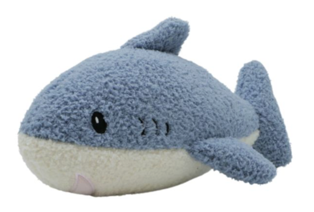 Bud'Z Compact Shark Plush Dog Toy