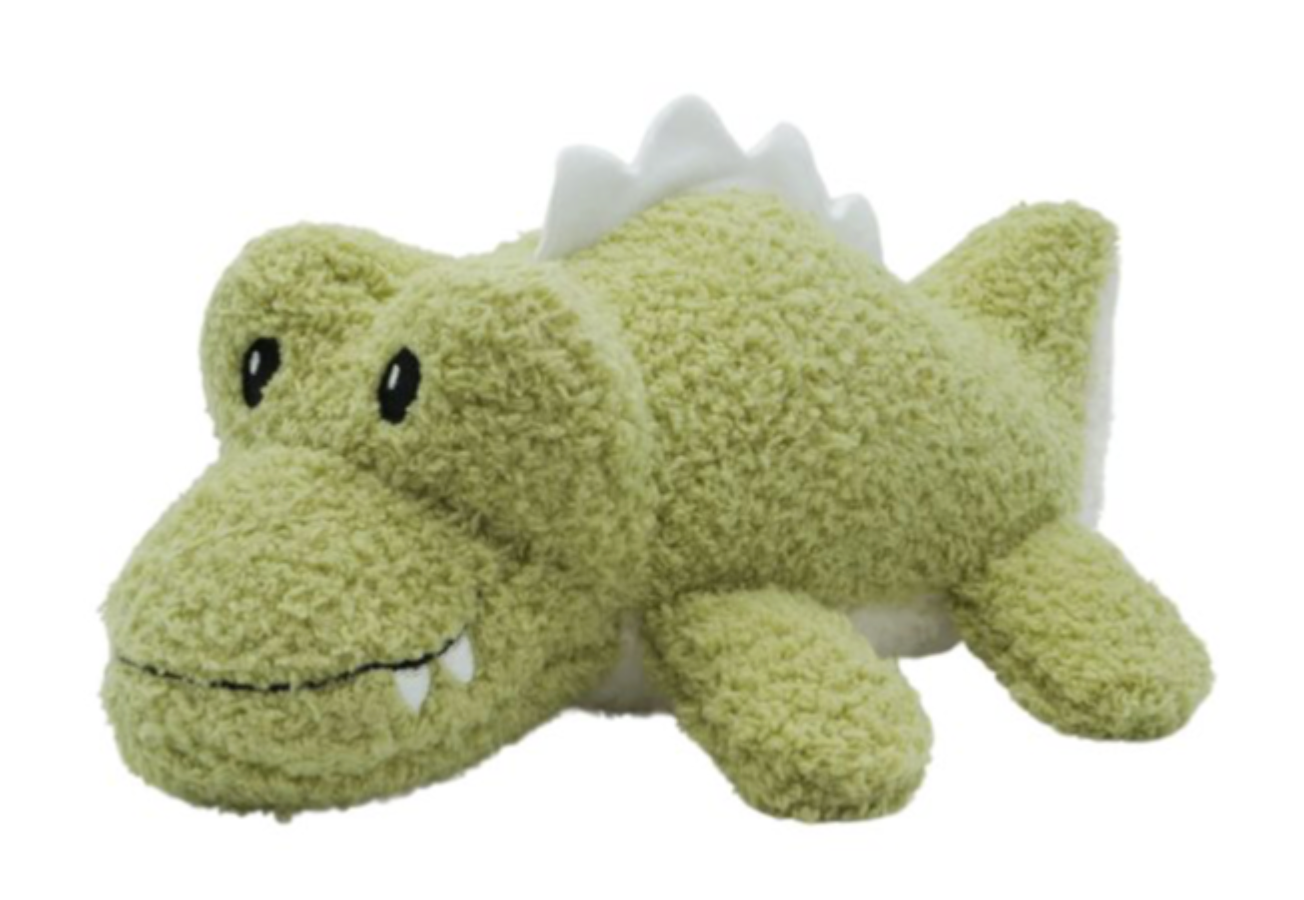 Bud'Z Compact Alligator Plush Dog Toy