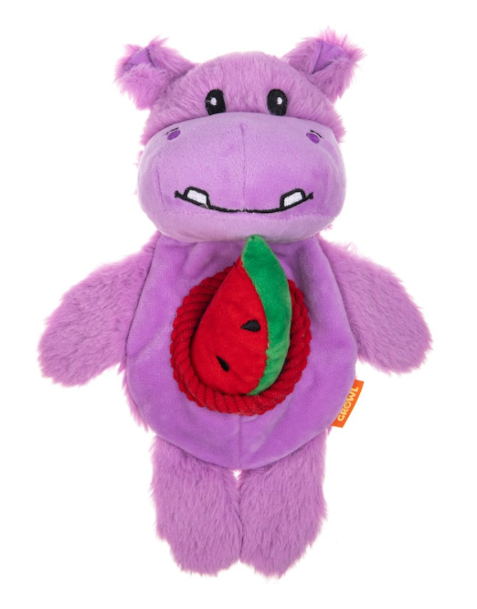 Growl Snackerz - Hilda the Hippo Dog Toy