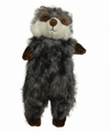 SPOT Furzz Stuffing Free Raccoon Dog Toy