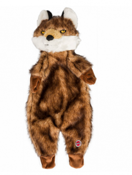 SPOT Furzz Stuffing Free Fox Dog Toy