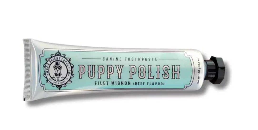 Wag & Bright Puppy Polish Toothpaste - Filet Mignon Flavour