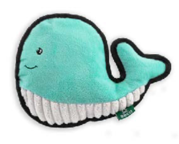 Beco Rough & Tough Recycled - Whale Dog Toy