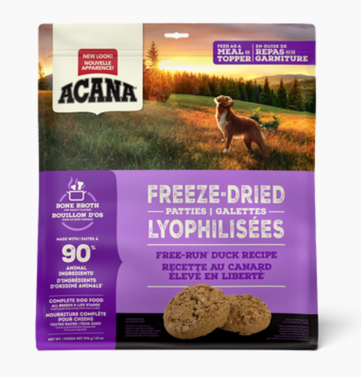 Acana Duck Freeze Dried Dog Food