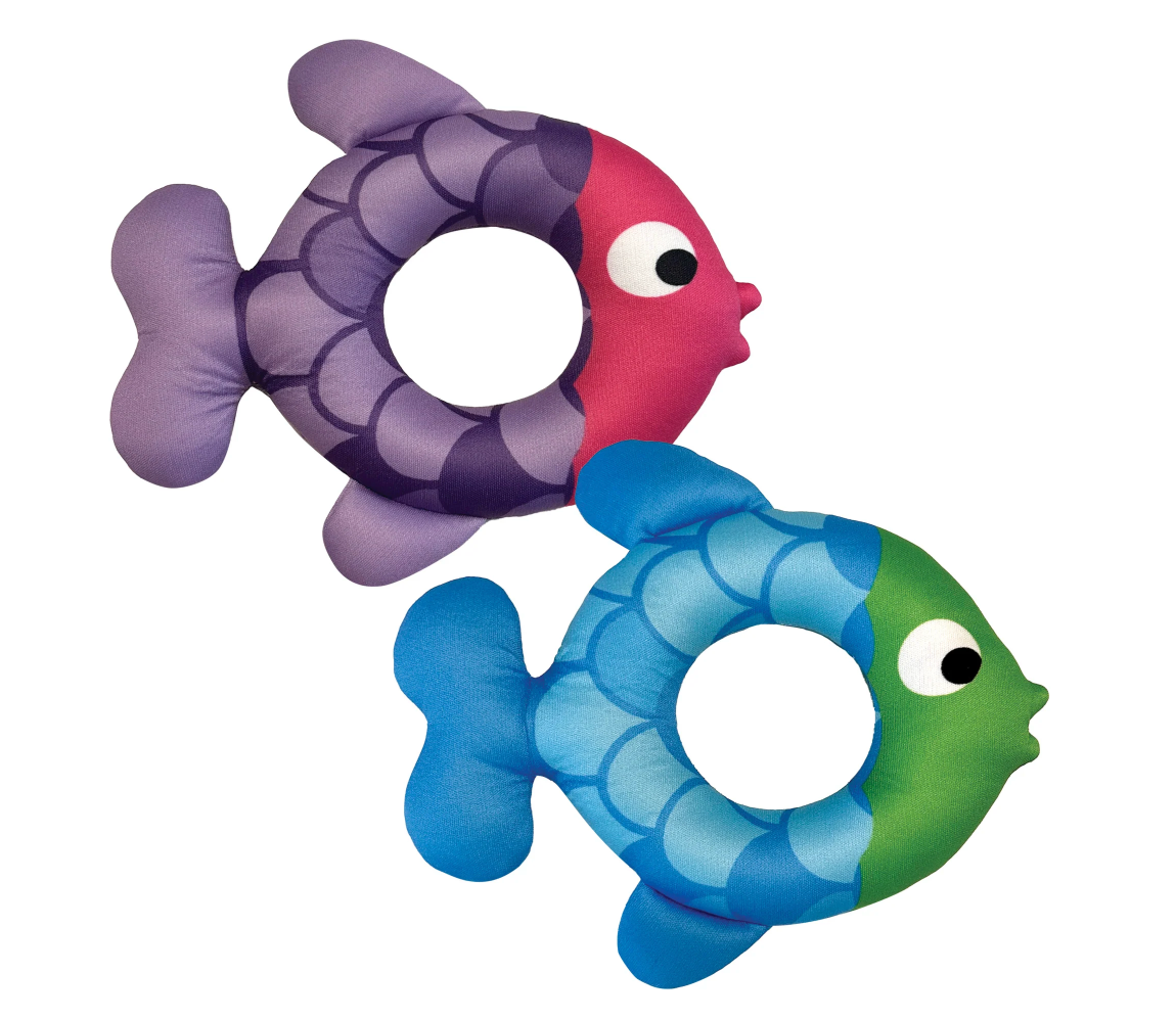 FouFouBrands FouFit Freeze'n Float Dog Toy - Fish