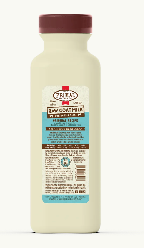 Primal Frozen Goat Milk