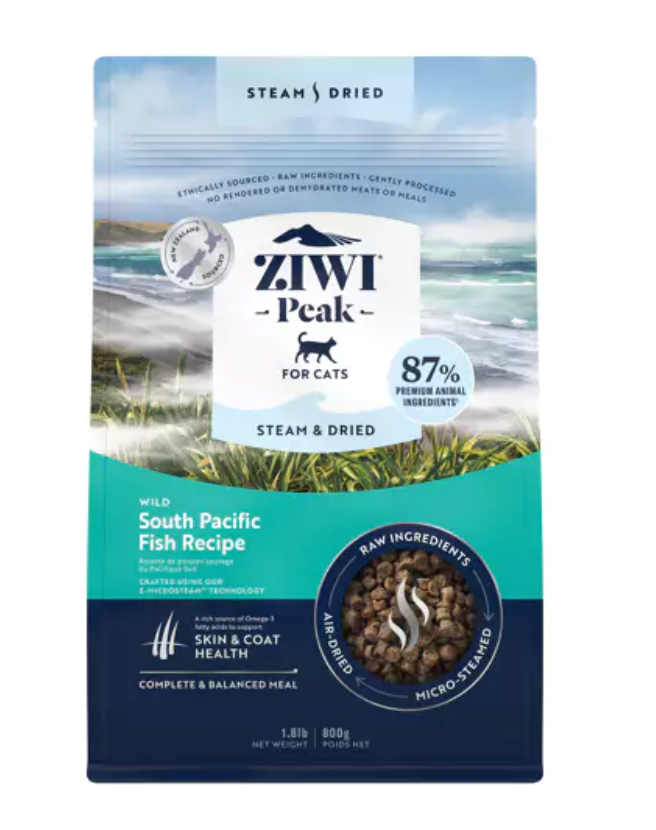 Ziwi Peak South Pacific Fish Steam Dried Cat Food