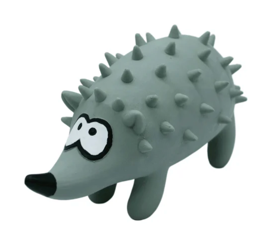 BUD'Z Latex Hedgehog with Squeaker Dog Toy
