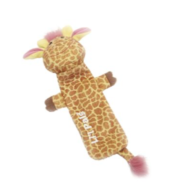 Coastal Li'l Pals Plush Crinkle Giraffe Dog Toy