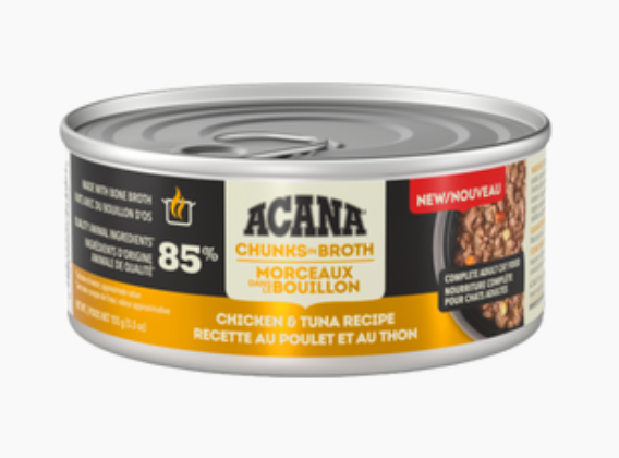 Acana Chunks - Chicken and Tuna in Broth GF Canned Cat Food