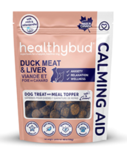 HealthyBud Calming Aid Dog Treats - Duck Meat & Liver (4.5oz/130g)