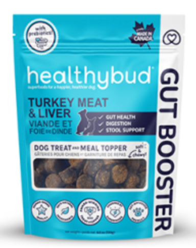 Healthybud Dog Treat Gut Booster Turkey Meat & Liver (4.5oz/130g)