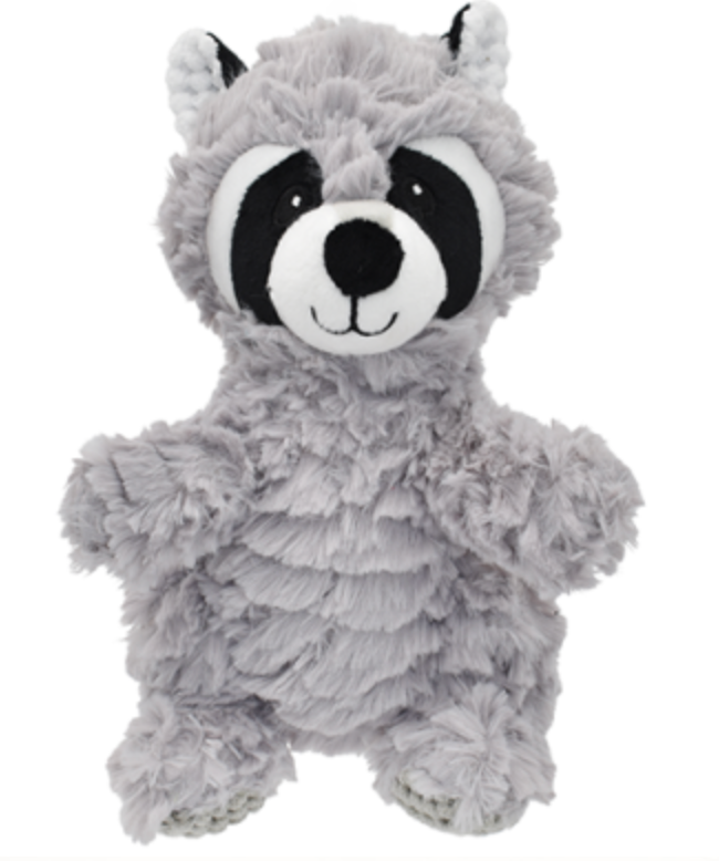 Multipet Wrinkleez - Raccoon Dog Toy