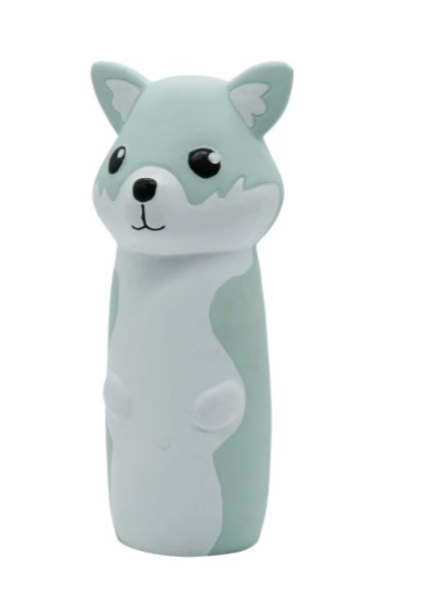 Bud'Z Latex Recycled Water Bottle Dog Toy - Wolf