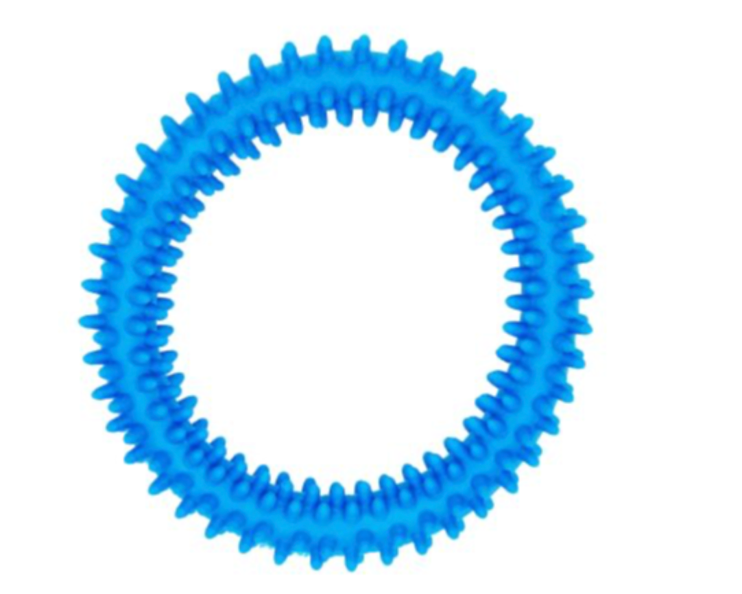 Bud&#39;Z Rubber Spiky Ring Dog Toy