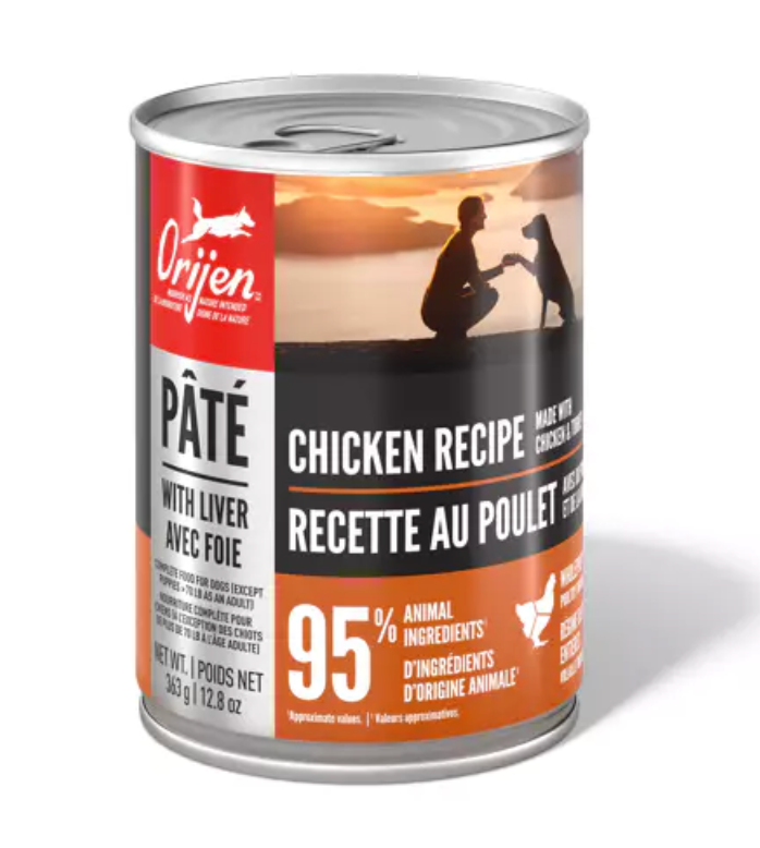 Orijen Pate Chicken with Liver Canned Dog Food