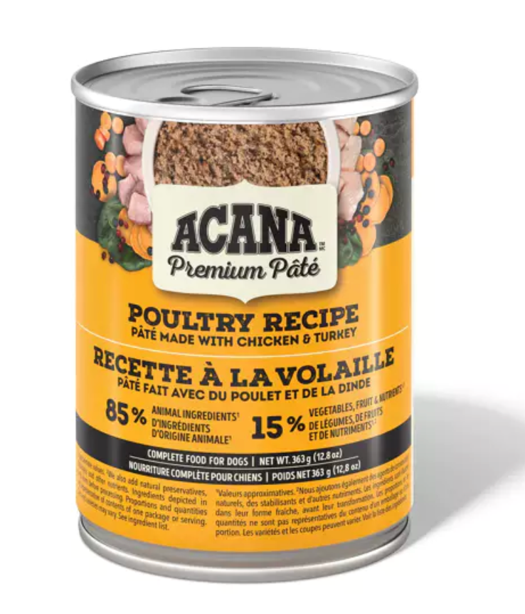 Acana Premium Paté - Poultry Recipe Canned Dog Food
