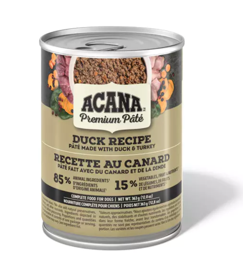 Acana Premium Paté - Duck Recipe Canned Dog Food