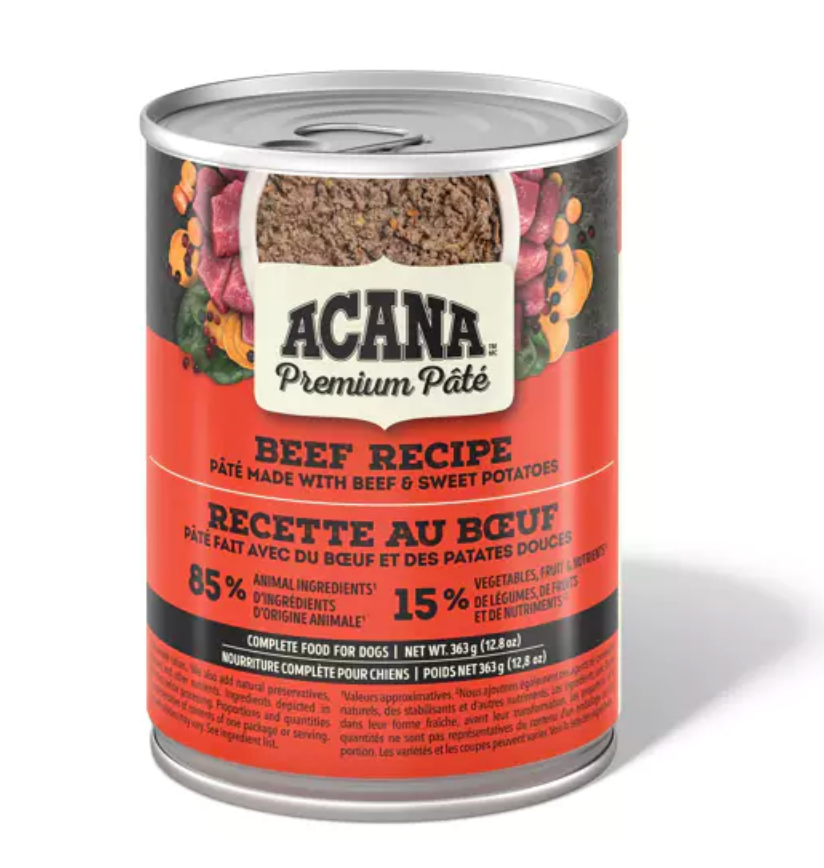 Acana Premium Paté - Beef Recipe Canned Dog Food