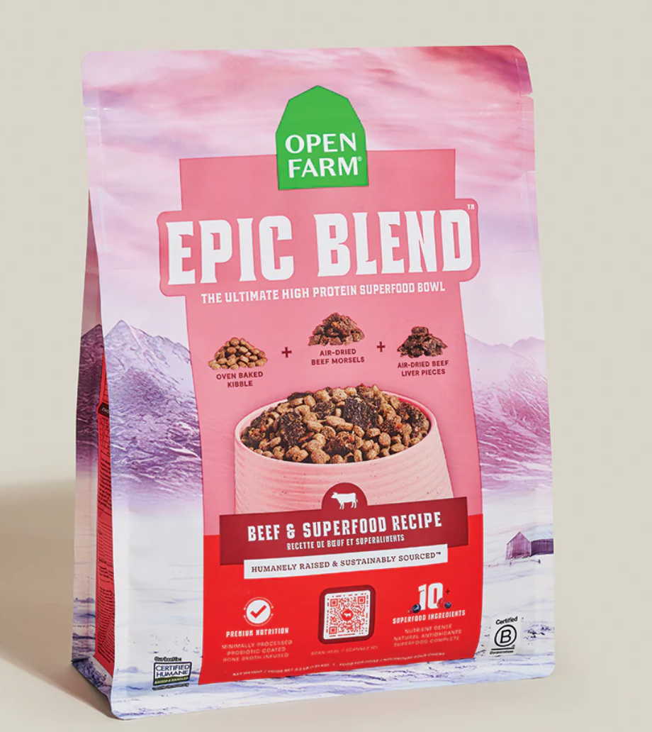 Open Farm Epic Blend Beef & Superfood Recipe Dry Dog Food