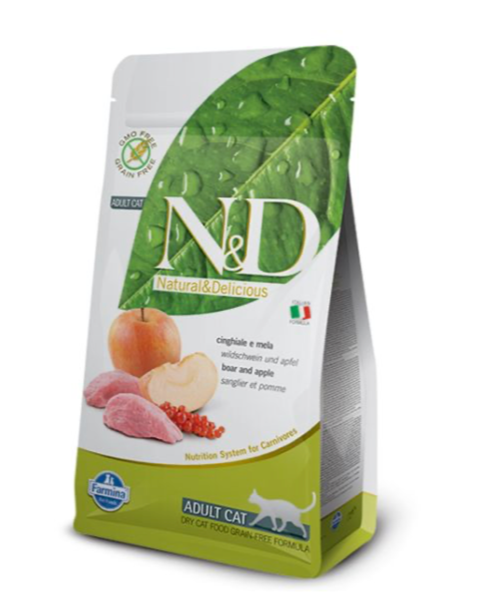 Farmina N&D Prime - Boar and Apple Adult GF Cat Food