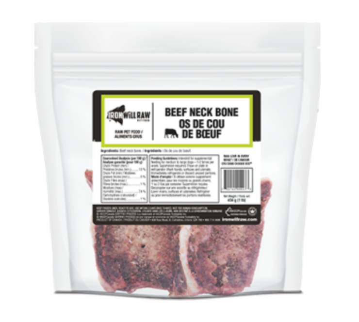 Iron Will Raw Beef Neck Bone