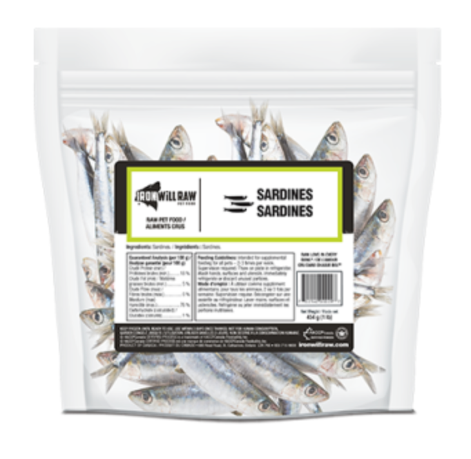 Iron Will Raw Sardines
