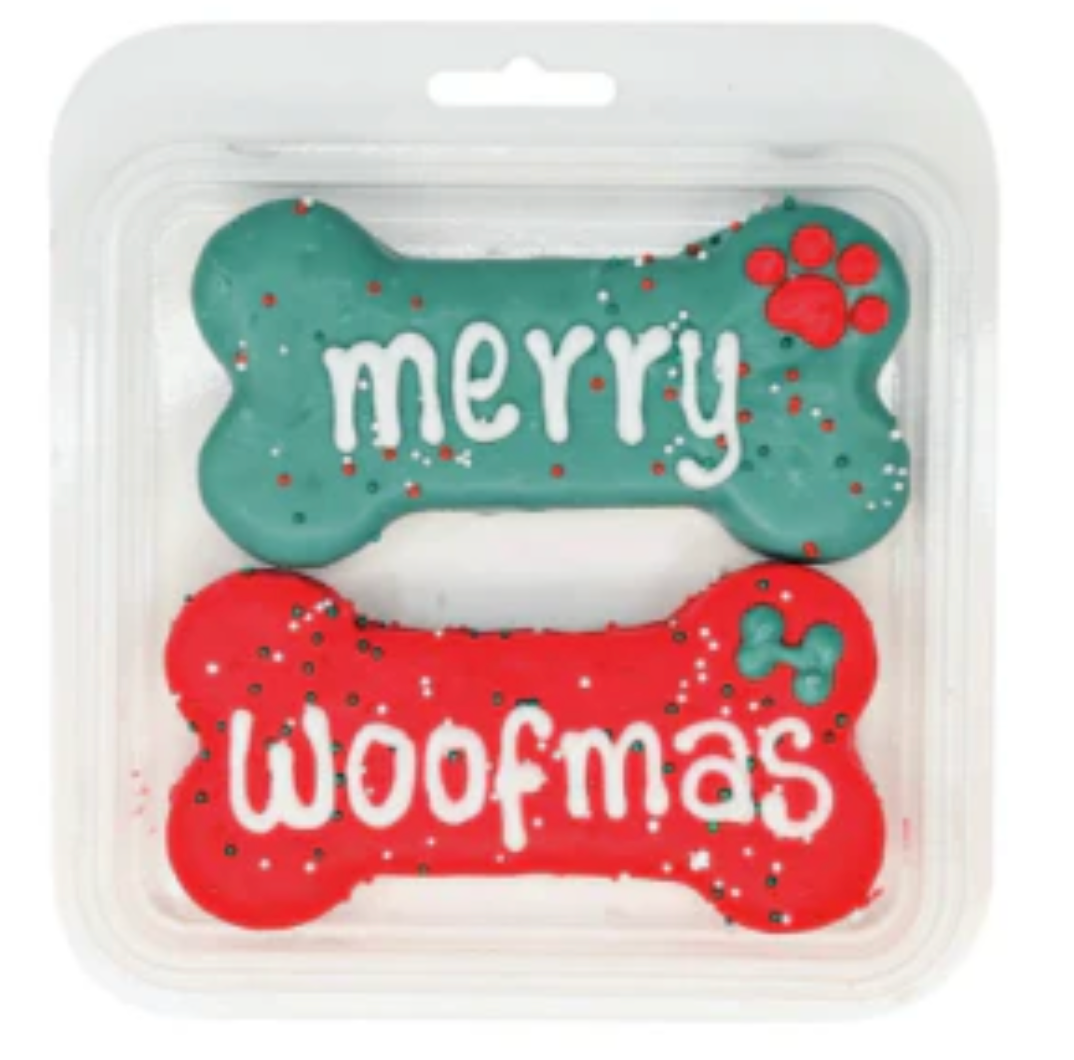 Bosco and Roxy's Holiday Merry Woofmas Dog Treat