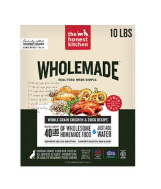 The Honest Kitchen Wholemade Whole Grain Chicken & Duck Dehydrated Dog Food
