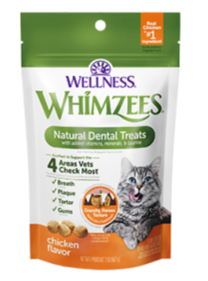 Whimzees Dental Treats for Cats - Chicken