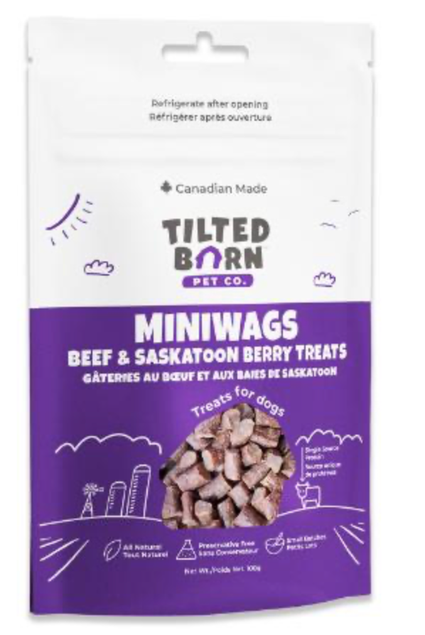 Tilted Barn Miniwags - Beef &amp; Saskatoon Berry
