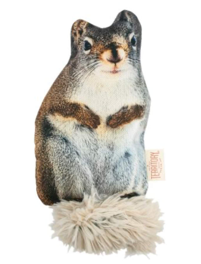 Original Territory Animated Floppy Tail Squirrel Dog Toy