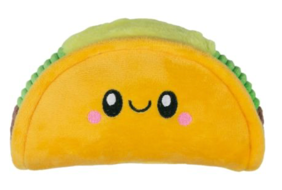 Original Territory Plush Squeaker - Taco Dog Toy